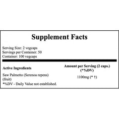 SAW Palmetto Berries - 100vegcaps.