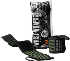 GASP Branch Warren 18" Wrist Wraps - Black