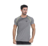 GGTS079 Gold's Gym Performance T-Shirt - Grey/Black