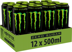 Monster Energy Original Zero Sugar - 12 x 500 ml