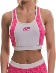 MusclePharm MPL32 Ladies Croptop Matrix - Pi/Wh - L