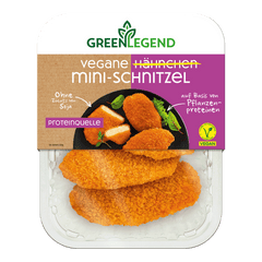 Vegane Hähnchen Mini-Schnitzel