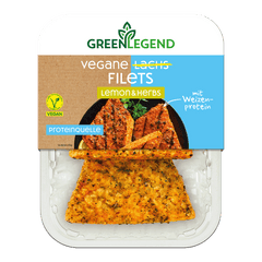 Vegane Lachs Filets Lemon & Herbs