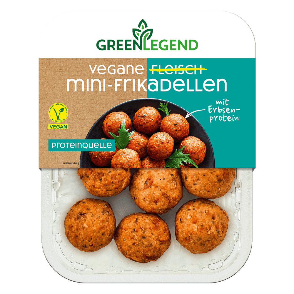 Vegane Fleisch Mini-Frikadellen