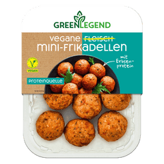 Vegane Fleisch Mini-Frikadellen