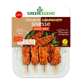 Vegane Hähnchen Spiesse Sweet Bbq