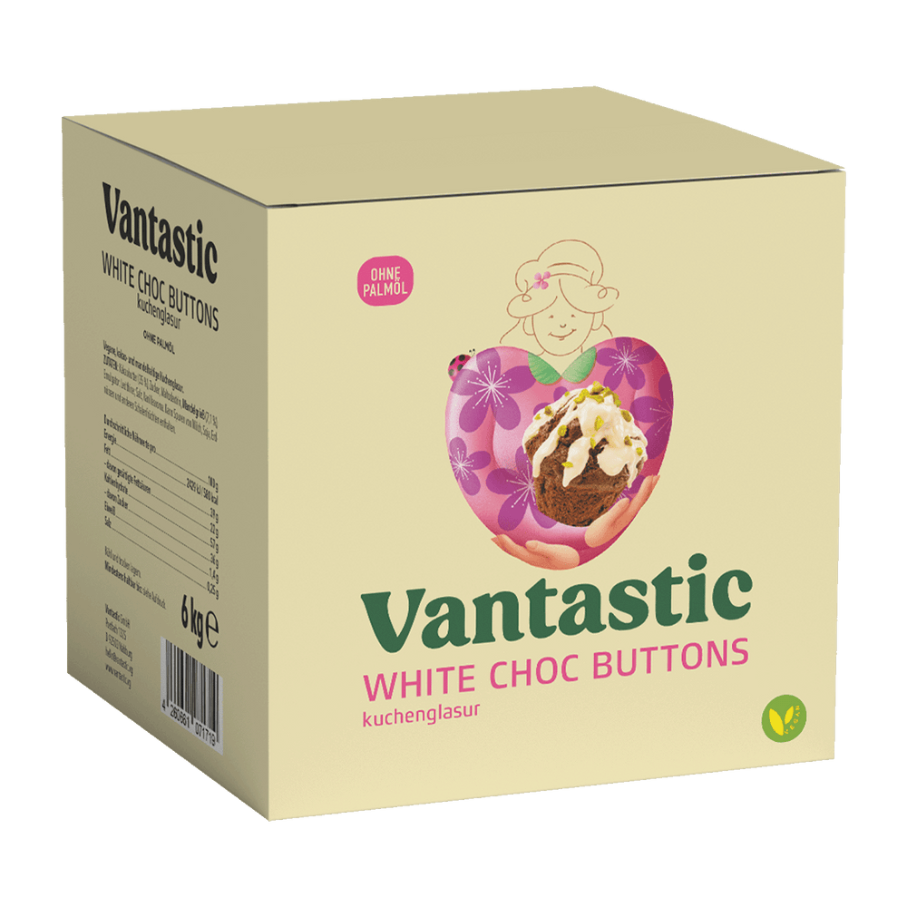 White Choc Buttons Großpack