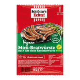 Vegane Mini-Bratwürste nach Art einer Rostbratwurst