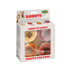 PACKUNG MIT 4 HÜHNER- UND FRUCHT-DONUTS – Ø7CM