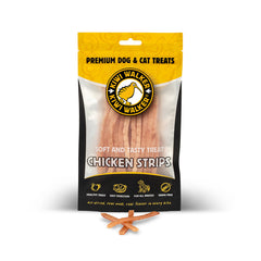 KIWI GETROCKNETE LECKERLIS - ZARTE HUHNSTREIFEN 100G