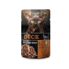 BEUTEL LEONARDO 70 G ENTE + EXTRA PULLED BEEF - 16 STK