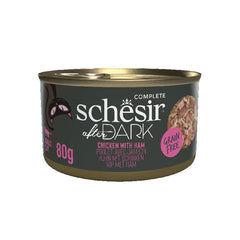 SCHESIR AFTER DARK FILET IN BOUILLON DOSEN 12 X 80G HUHN UND SCHINKEN
