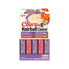CHURU PUREE HAIRBALL - THUNFISCH- UND HÜHNCHEN-SORTIMENT