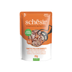 SCHESIR GELEE 12 X 85 G THUNFISCH, HUHN UND GARNELEN