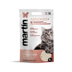 MARTIN ABSORBE+ KATZENSTREU ERBSE KOHLE KLUMPENDE 5L