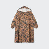 PAIKKA PONCHO HUMAN BEIGE LEOPARD