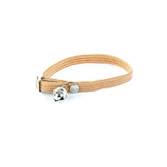 NYLONHALSBAND KATZE 10/30 BEIGE