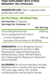 Applied Nutrition Citrus Bergamont - 60 caps