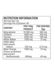 DY Nutrition BlackBombs Powder - 300 g - Sour Cherry