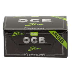 OCB - Premium Slim Rolls + Tips - Box - 24 Stück