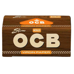 OCB - Virgin Slim Unbleached Rolls - Box - 24 Stück
