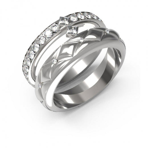 Guess Damenring JUBR04586JWRH50