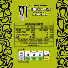 Monster Energy Lando Norris Zero Sugar - 12 x 500 ml
