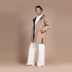 PAIKKA REGENMANTEL HUMAN LITE TAUPE W S-M