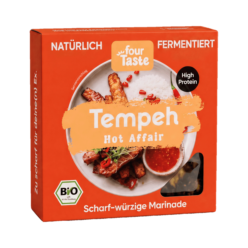 Tempeh Hot Affair, scharf würzig