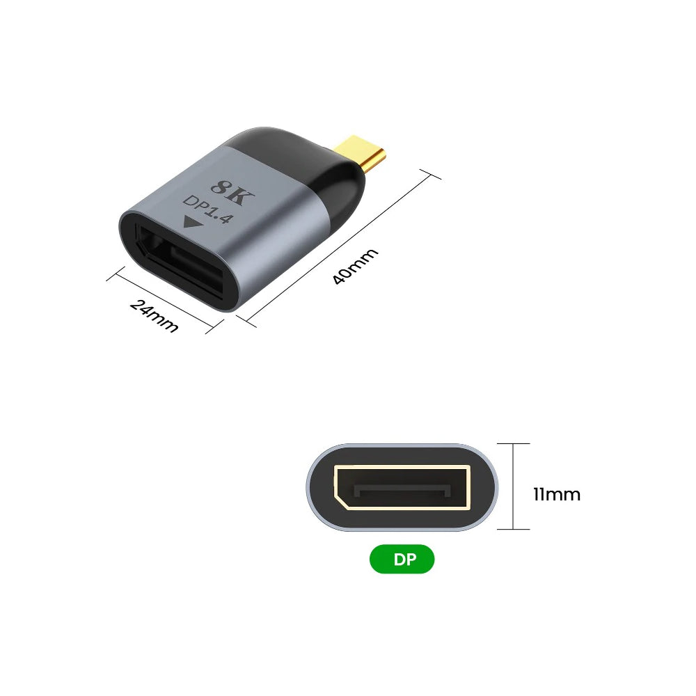 *AAi Mobile USB-C zu DP Adapter 8K