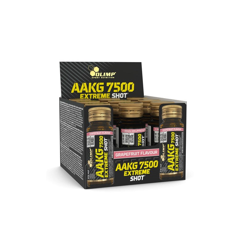 AAKG 7500 Extreme Shot Glass Juice Ampoule - 25ml - Grapefruit x9