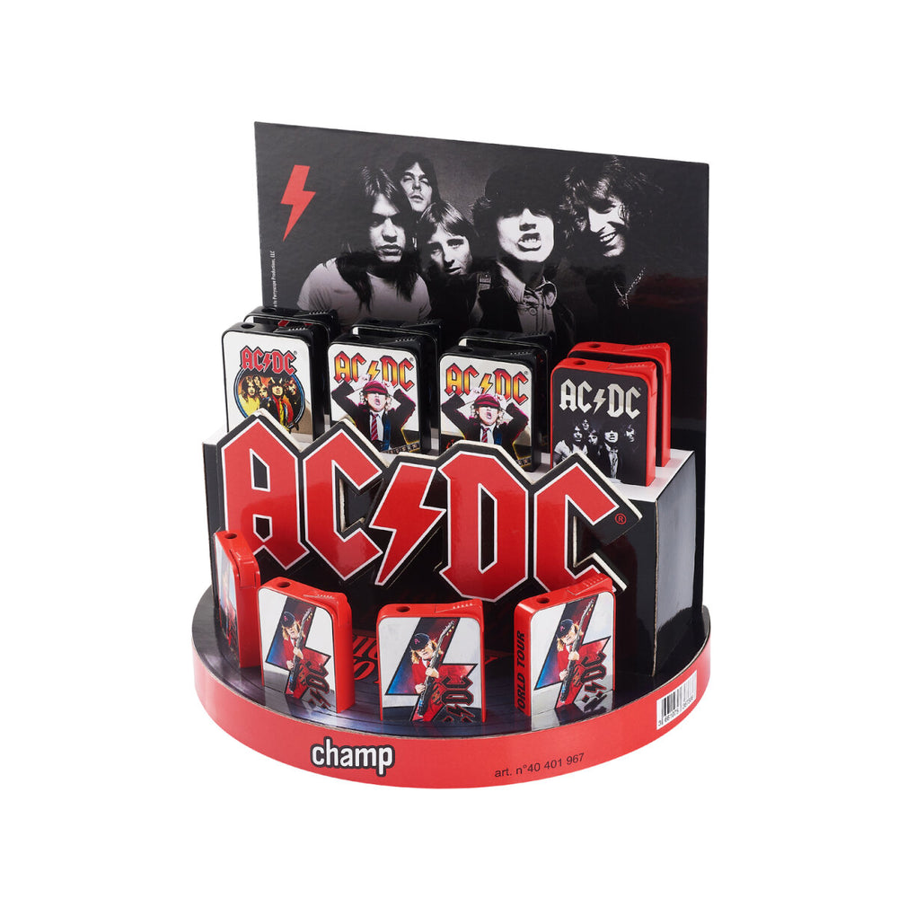 AC/DC - Mirror Feuerzeug - Display - 12 Stück