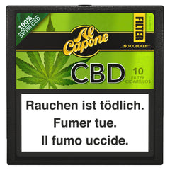 Al Capone - CBD Cigarillos Filter - Box - 5 x 10 Stück