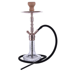 Al Malik - Shisha Aghbala - 530mm - Kristall / Rosengold