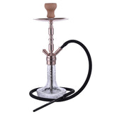 Al Malik - Shisha Aghbala - 530mm - Kristall / Rosengold
