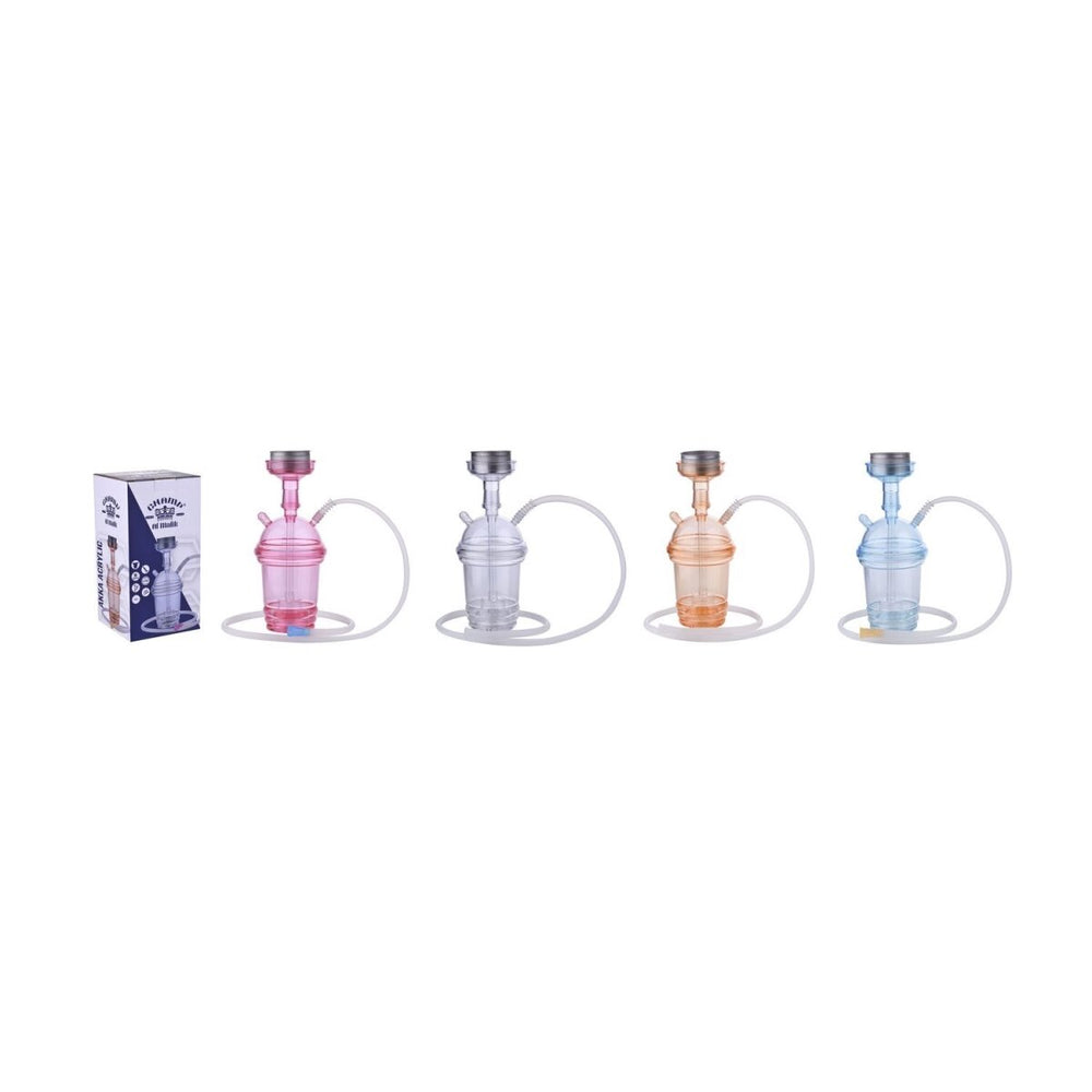 Al Malik - Shisha Akka Acryl 4 Colors - 230mm - 4er Set