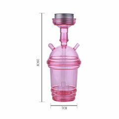 Al Malik - Shisha Akka Acryl 4 Colors - 230mm - 4er Set
