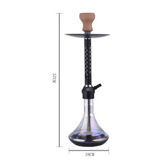 Al Malik - Shisha Jorf - 570mm - Perlmutt / Black