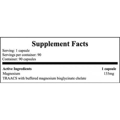 Albion Chelated Magnesium 133mg - 90caps.