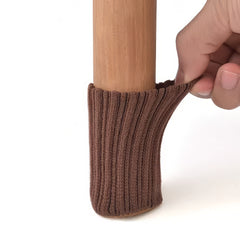 All Care Stuhlbein-Stulpen Socken, 4er-Set, braun