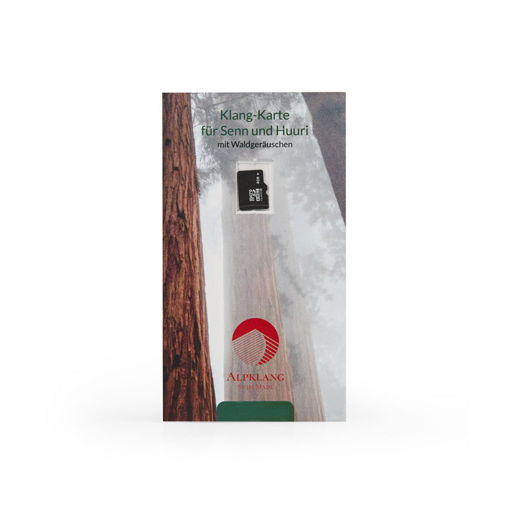 Alpklang Klangkarte mit Waldgeräuschen