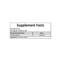 Anabolic Citrulline Malate 300g - Citrus-Peach