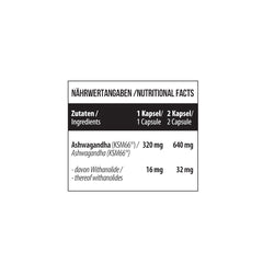 Ashwagandha KSM-66® 60 Kapseln