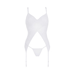 AV Adelina corset & thong white