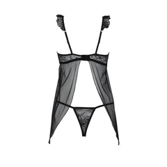 AV Milagros chemise & thong black