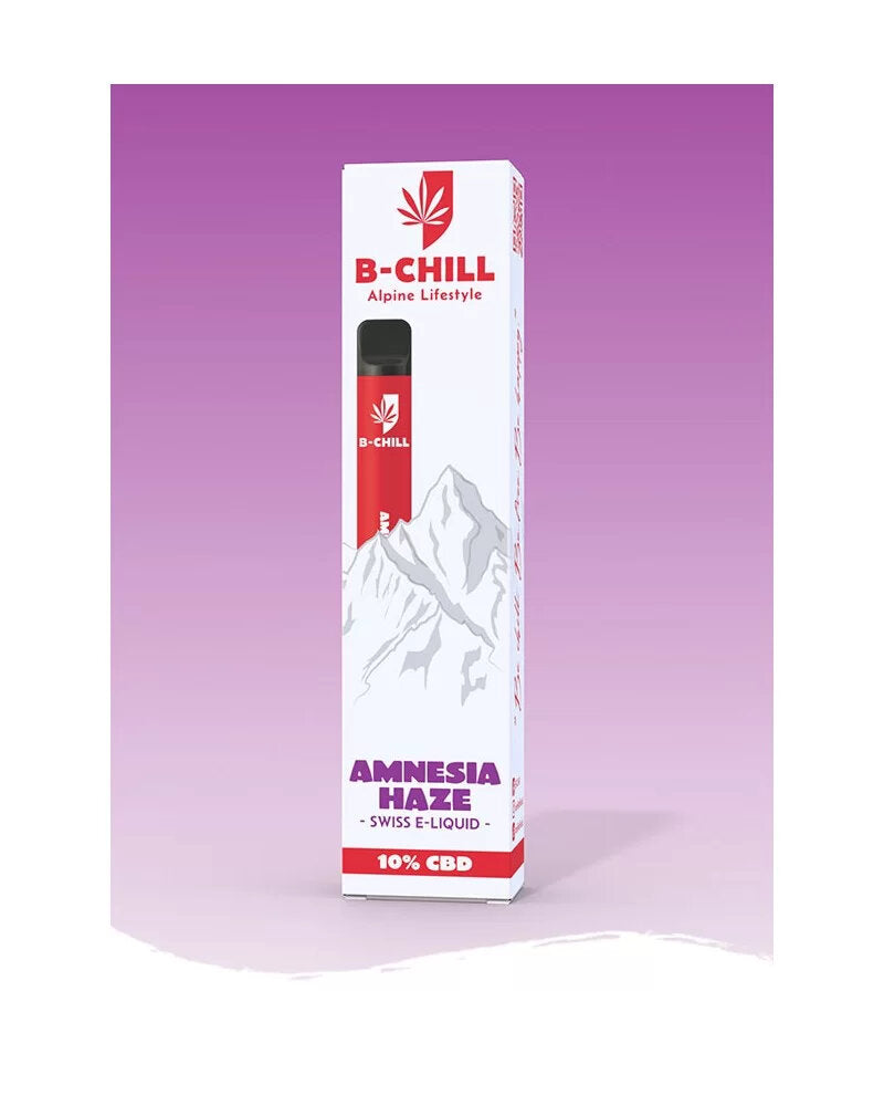 B-Chill - 600 CBD Vape - 10% - Amnesia Haze