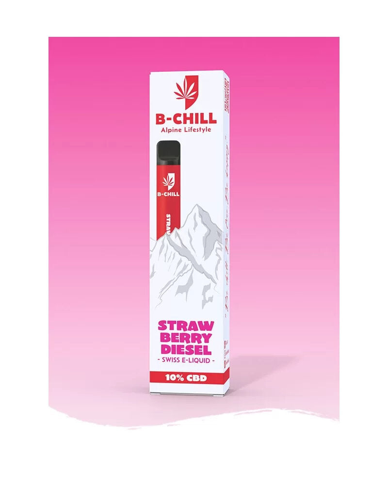 B-Chill - 600 CBD Vape - 10% - Strawberry Diesel