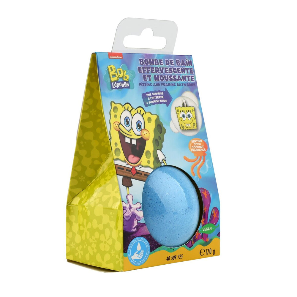 Badebombe - Sponge Bob - Kokosnuss - mit Überraschung - 170g - 1 Stück