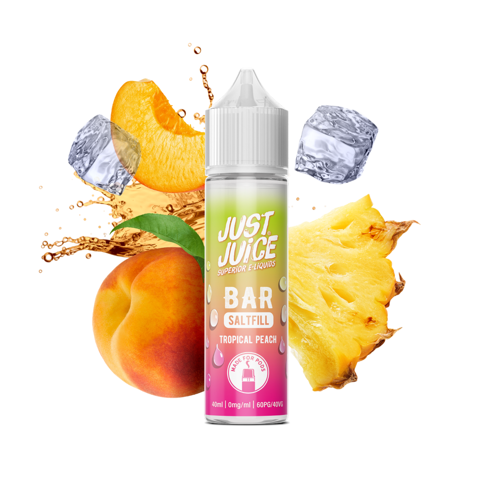 Just Juice BAR RANGE - Tropical Peach - 40ml - Shortfill