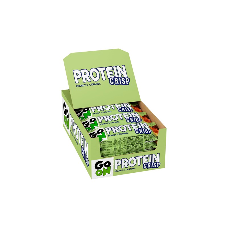 Baton Go On Protein Crisp - 50g - Peanut & Caramel x24